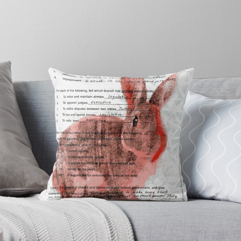 Item preview, Throw Pillow designed and sold by missmann.