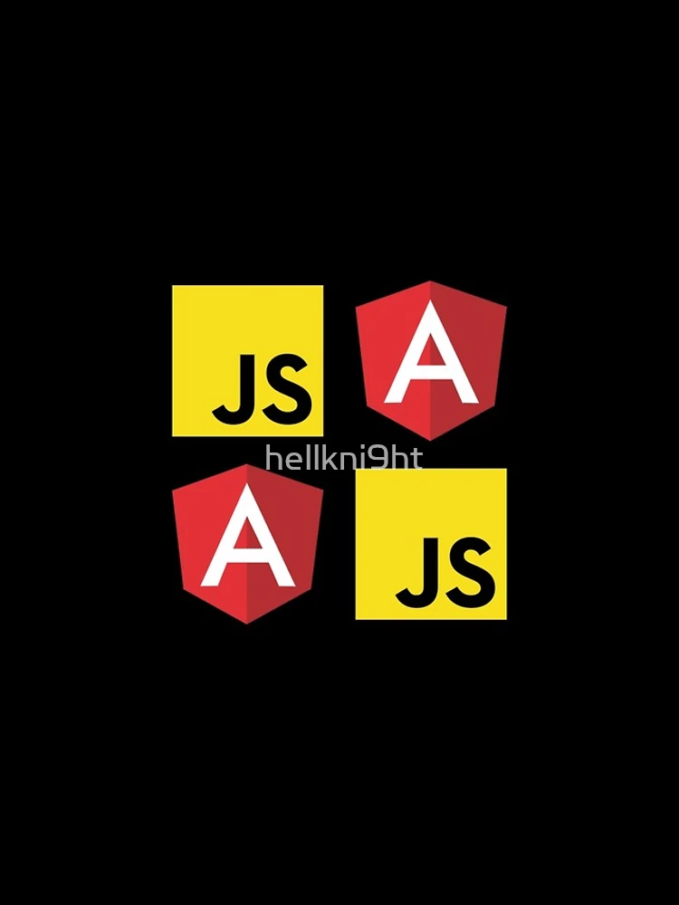 Thumbnail 4 of 4, iPhone Case, JavaScript and Angular (Black) designed and sold by hellkni9ht.