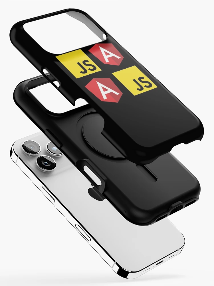 Thumbnail 2 of 4, iPhone Case, JavaScript and Angular (Black) designed and sold by hellkni9ht.