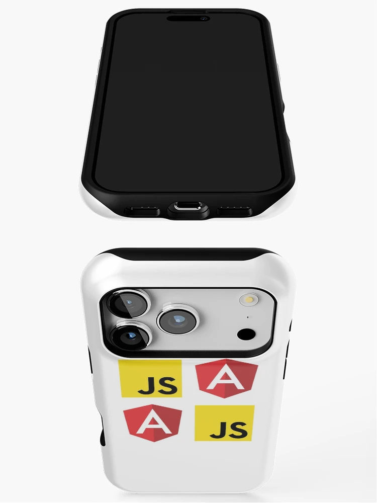 Thumbnail 3 of 4, iPhone Case, JavaScript and Angular (White) designed and sold by hellkni9ht.