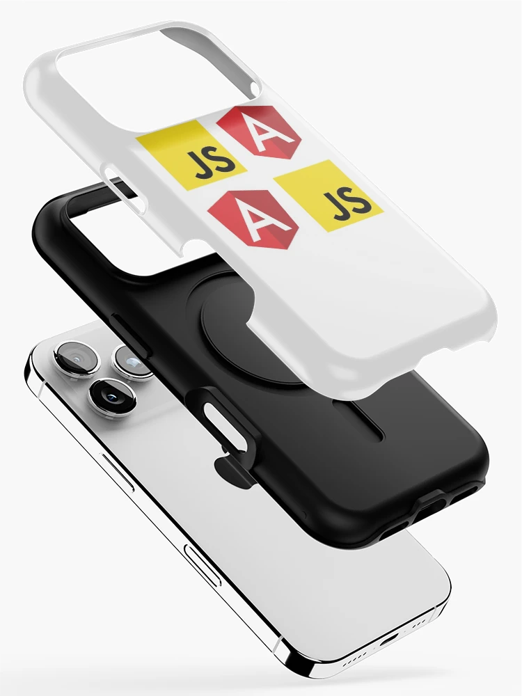 Thumbnail 2 of 4, iPhone Case, JavaScript and Angular (White) designed and sold by hellkni9ht.