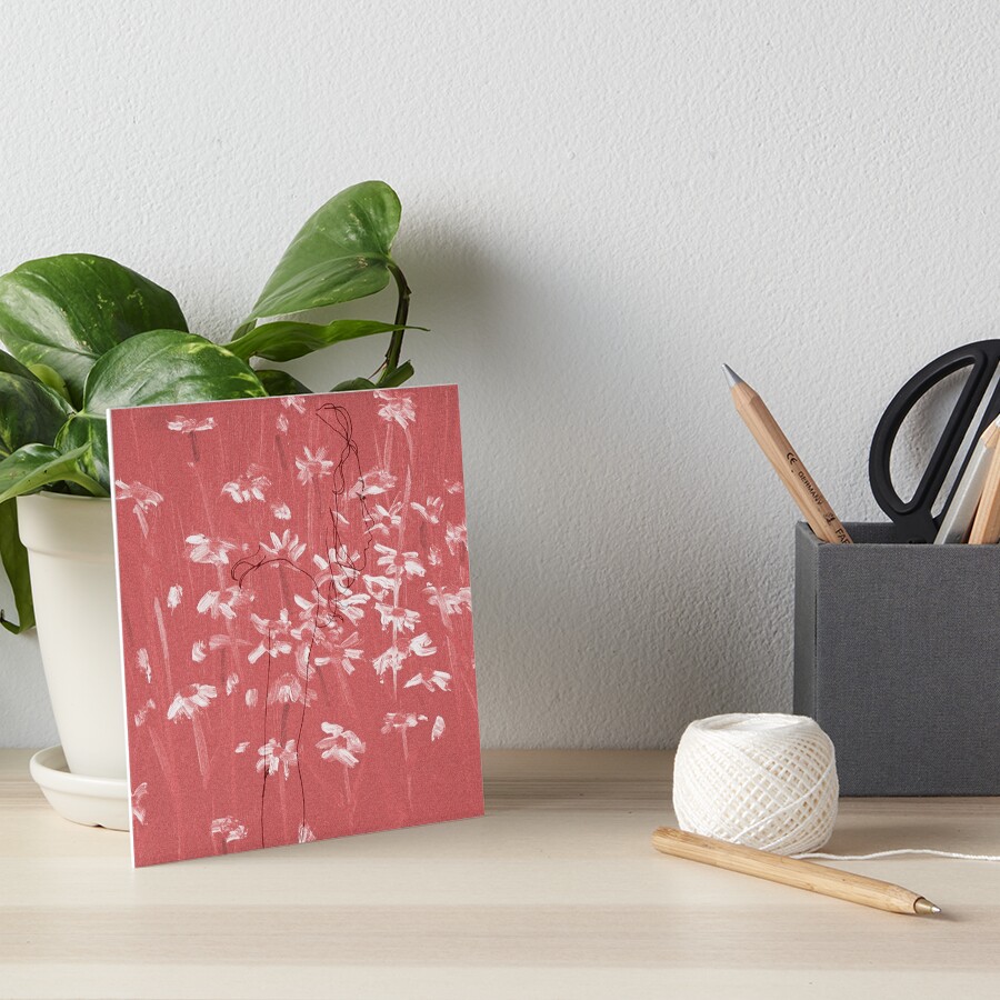 Girl in Red Chapter 1 Art Board Print