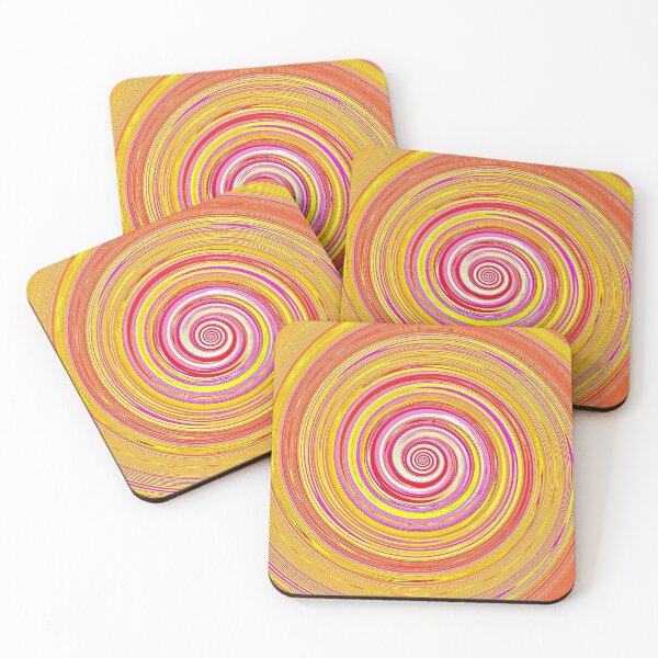 Item preview, Re-Created Spin Painting (Pink & Salmon) by Robert S. Lee designed and sold by robertsleeart.