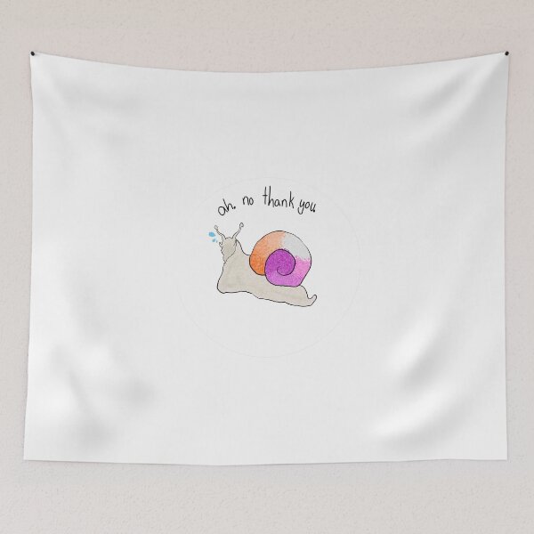 Item preview, Reluctant Lesbian Snail designed and sold by FluxFaun.