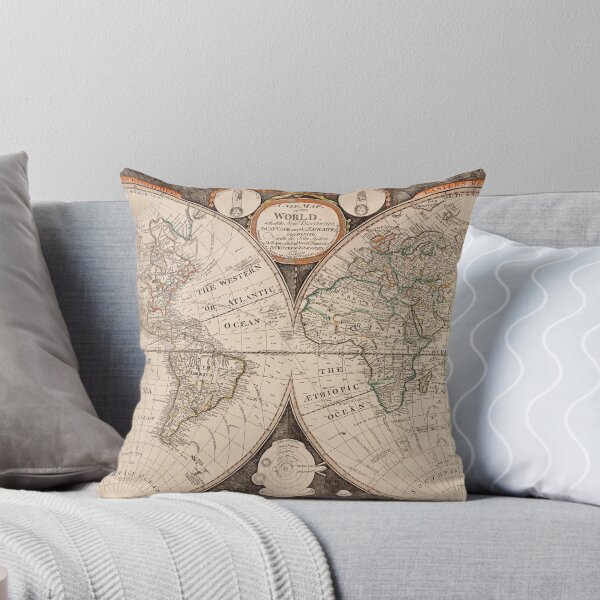 Item preview, Antique New Map of The World 1799 designed and sold by Glimmersmith.