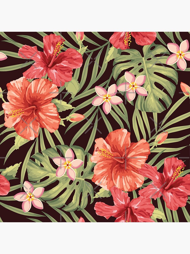 Painterly Hibiscus by nadyanadya