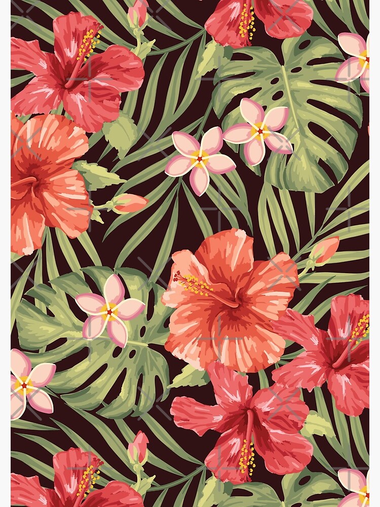 Painterly Hibiscus by nadyanadya