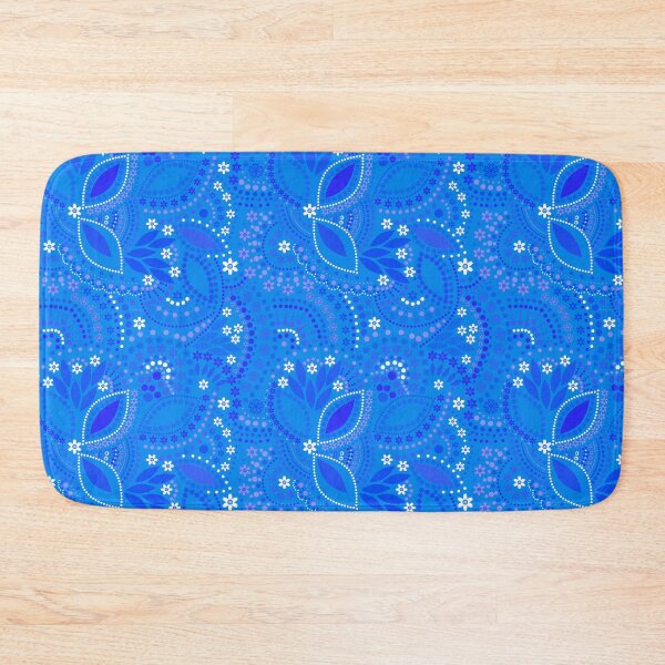Item preview, Blue neon pattern  designed and sold by fuzzyfox.