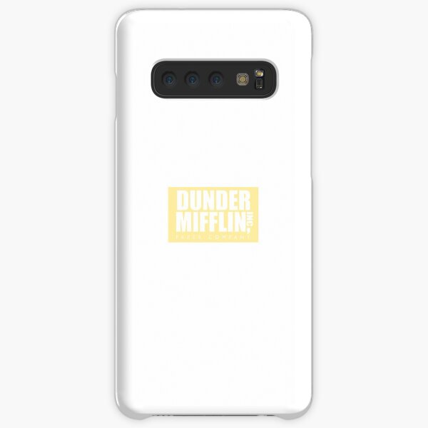 dunder mifflin pastel yellow logo Samsung Galaxy Snap Case