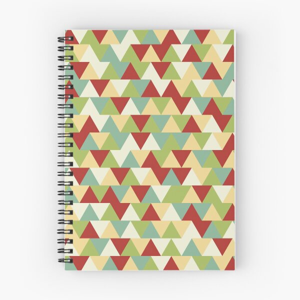 Aperçu de l'œuvre Triangles de Noël rétro créée et vendue par Sally Cummings.