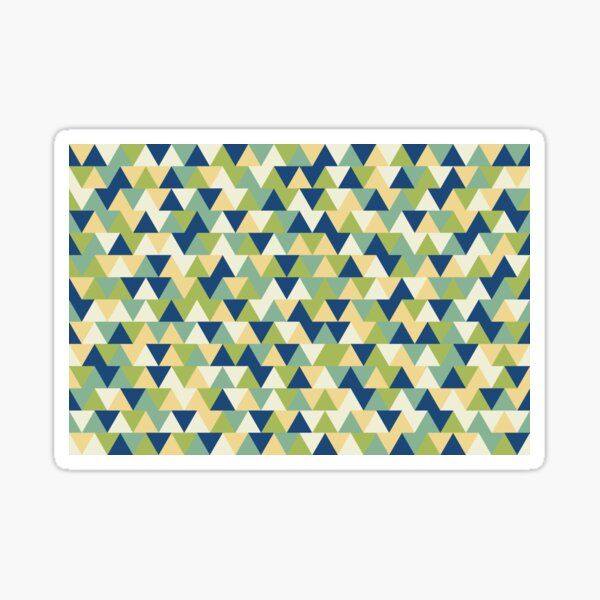 Rockpool Triangles Sticker