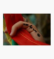total peace with your current state of being Photographic Print