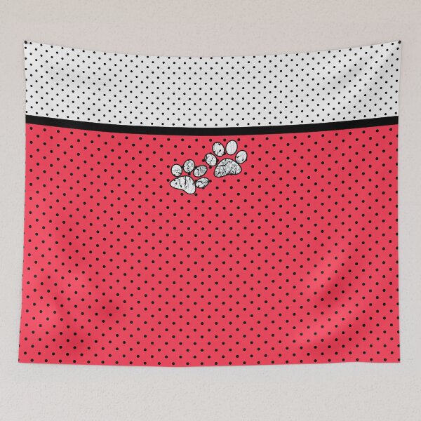 Item preview, # retro, polka dot, #red, polka dot red designed and sold by fuzzyfox.