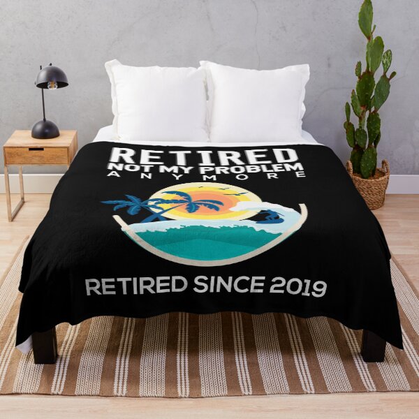 Item preview, Funny Retirement Gift Shirt For Teachers - Retired Not My Problem Anymore Since 2019 designed and sold by PremiumDesignz.