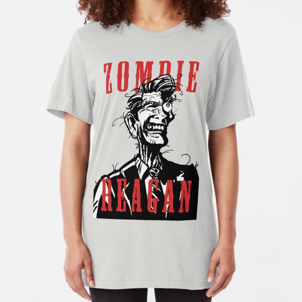 Zombie Reagan RBW Slim Fit T-Shirt