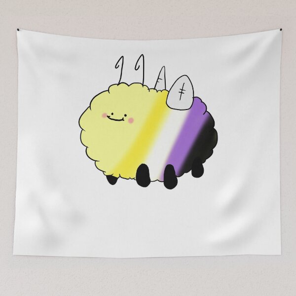 Item preview, Pride Bees: Nonbinary designed and sold by thuunderbiird.