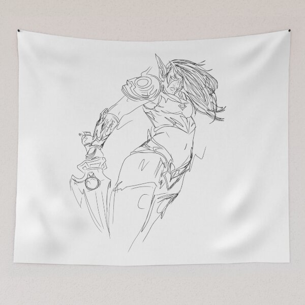 Item preview, Night elf warrior designed and sold by Jaimeftw.