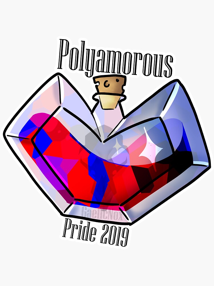 Pride Potion Polyamorous Sticker For Sale By Emete Redbubble