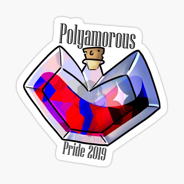 Pride Potion Polyamorous Sticker For Sale By Emete Redbubble