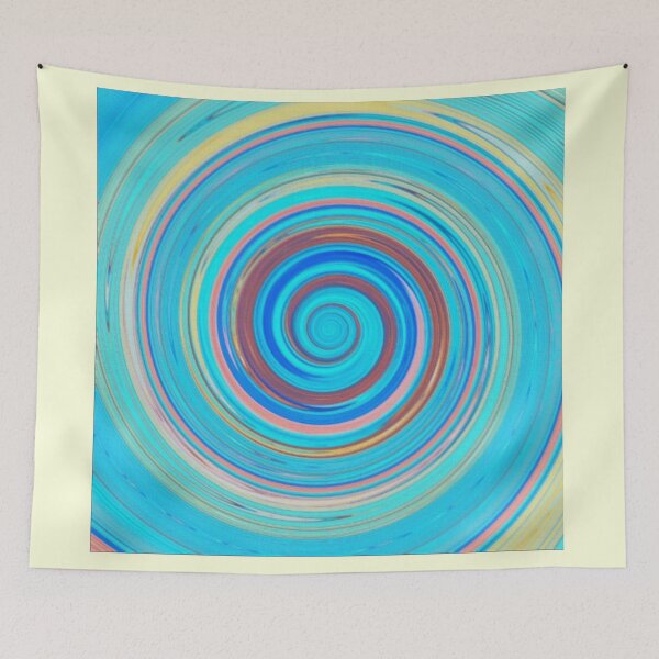 Item preview, Re-Created Spin Painting (Copper & Turquoise) by Robert S. Lee designed and sold by robertsleeart.