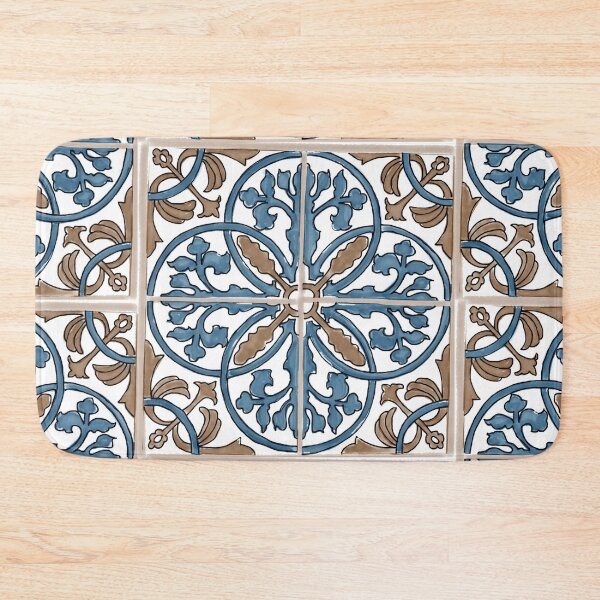 Item preview, Talavera in Blue & Khaki designed and sold by kschowe.