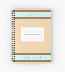 joli carnet Spiral Notebook