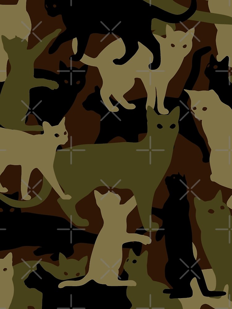 "Camo Cats" Tshirt by Yeldar Redbubble
