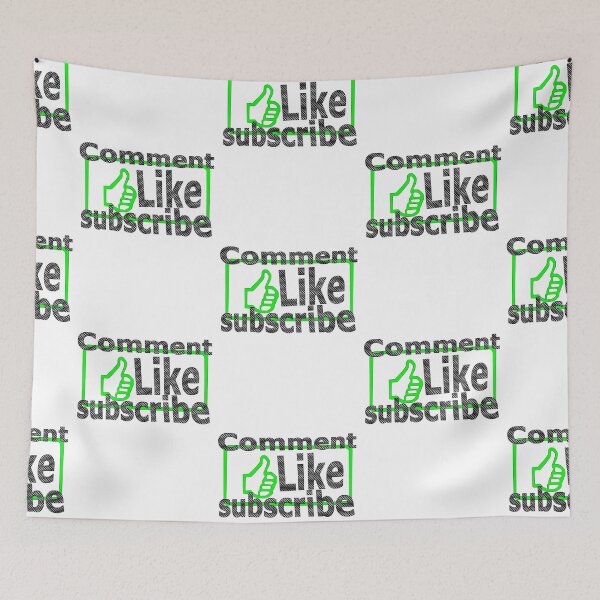 Item preview, Comment, like, subscribe, designed and sold by IanByfordArt.