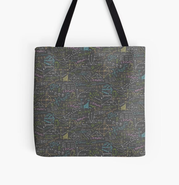 Math Lessons All Over Print Tote Bag