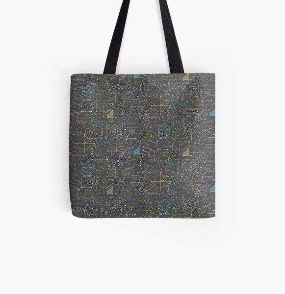 Math Lessons All Over Print Tote Bag
