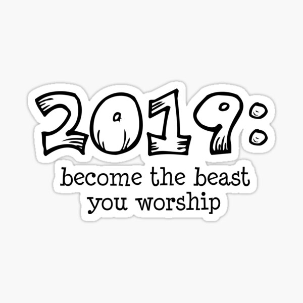 Become The Beast Sticker