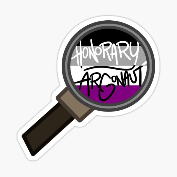 Honorary ARGonaut Sticker (Asexual) Sticker