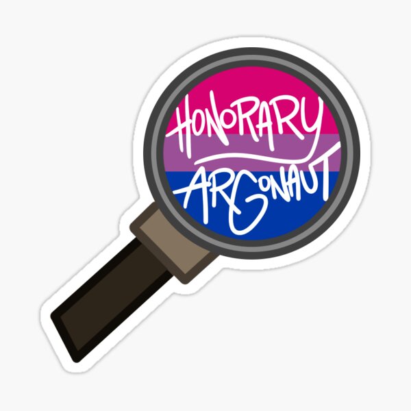 Honorary ARGonaut Sticker (Bisexual) Sticker