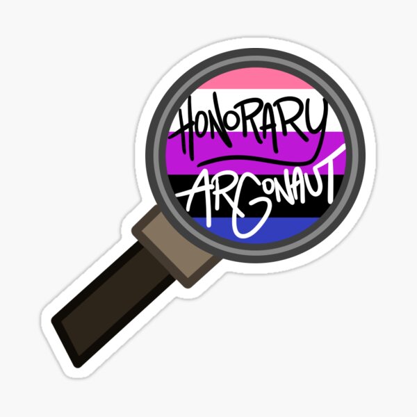 Honorary ARGonaut Sticker (Genderfluid) Sticker