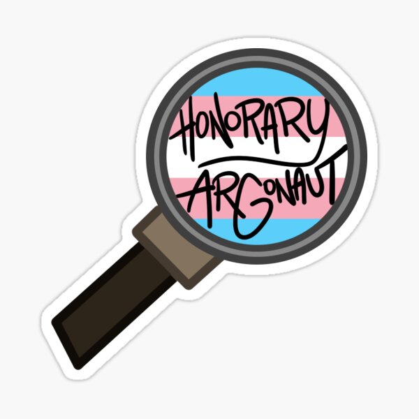 Honorary ARGonaut Sticker (Transgender) Sticker
