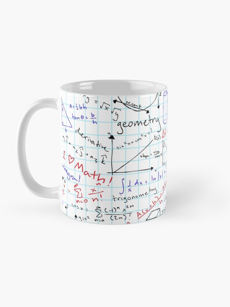 Alternate view of Math Homework Coffee Mug