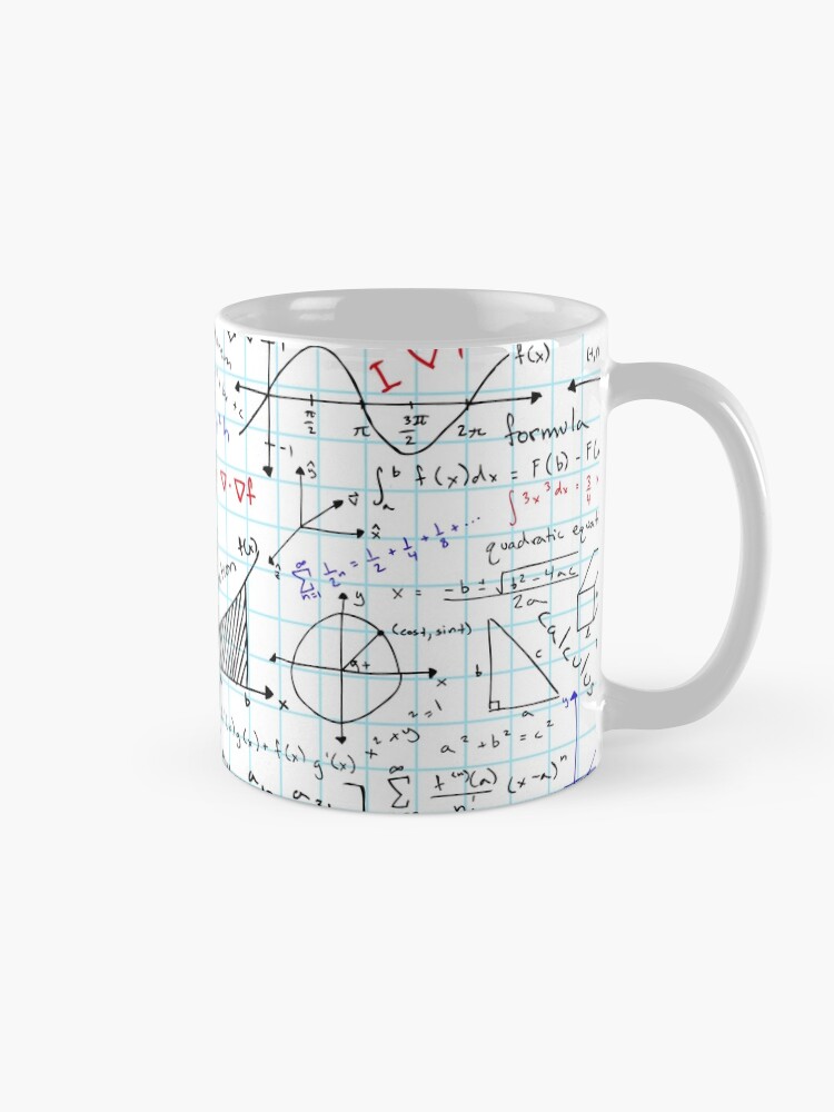 Alternate view of Math Homework Coffee Mug