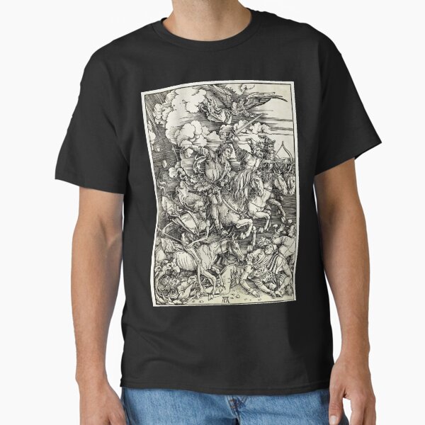 Item preview, Four Horsemen of the Apocalypse - Albrecht Dürer designed and sold by ValentinaHramov.