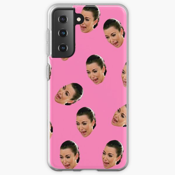Llorando Kim Kardashian Funda blanda para Samsung Galaxy