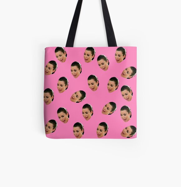 Crying Kim Kardashian All Over Print Tote Bag