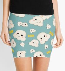 Niedliches Kawaii Popcornmuster Minirock