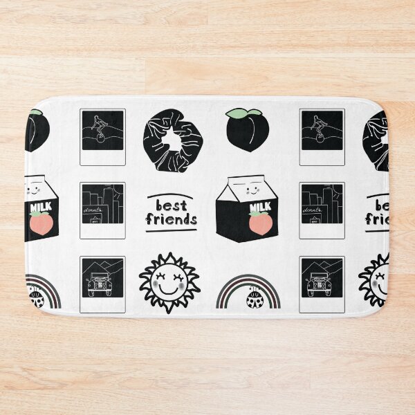 Item preview, Black and White Best Friends Aesthetic Sticker Pack designed and sold by The-Goods.