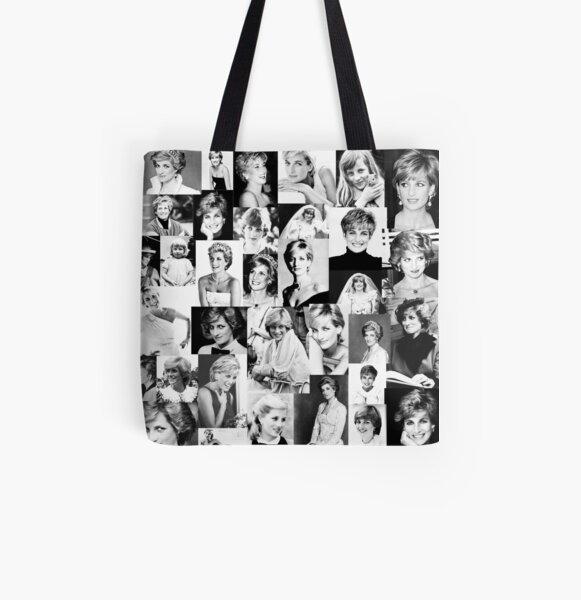 Lady Diana All Over Print Tote Bag