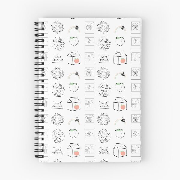 Item preview, White Best Friends Aesthetic Sticker Pack designed and sold by The-Goods.