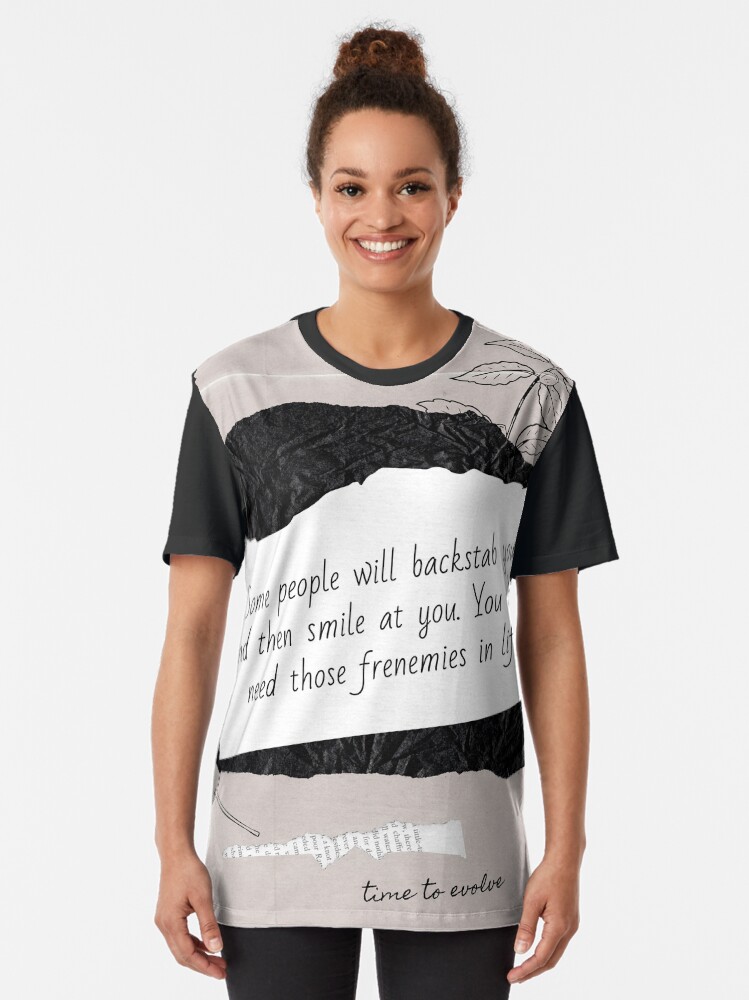 Alternate view of Frenemy | Lesson Learned Graphic T-Shirt