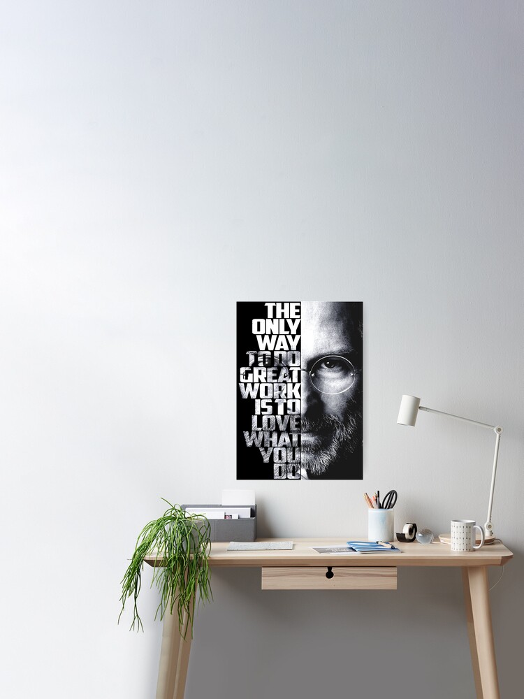 Steve Jobs Quote Poster By Faraz0098 Redbubble