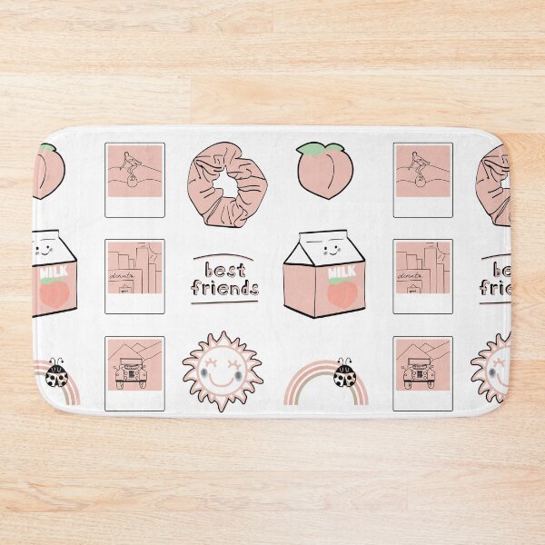 Item preview, Light Peach Best Friends Aesthetic Sticker Pack designed and sold by The-Goods.