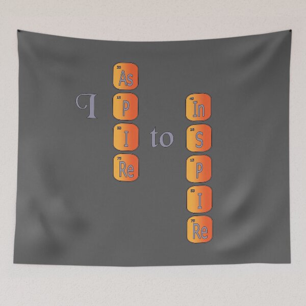 Item preview, I aspire to inspire (Y/O version, Vertical format) designed and sold by carllaev.