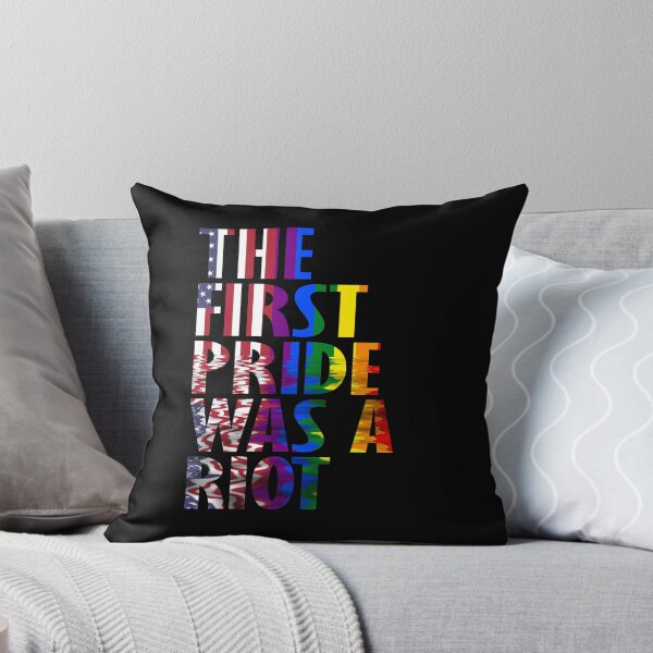 Item preview, The First Gay Pride was a Riot Abstract US Flag Design designed and sold by Nirvanibex.