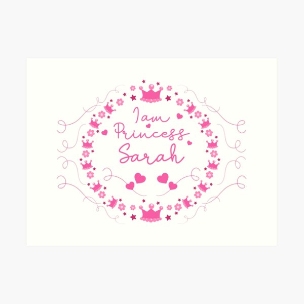 Sarah Name Art Prints Redbubble